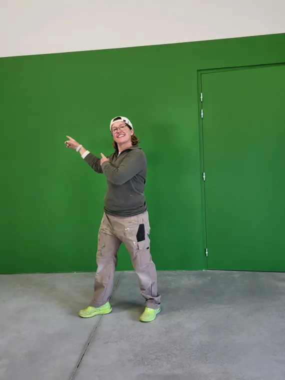 Peinture pour une entreprise d'espace vert