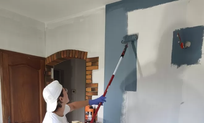 Mise en peinture rouleau / perche
