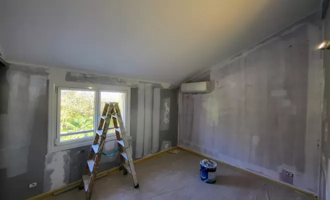 Rénovation peinture chambre à Labarthe sur Lèze