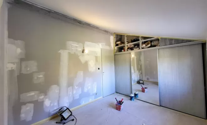 Rénovation peinture chambre à Labarthe sur Lèze