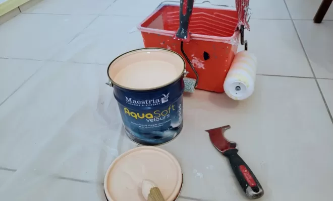 MISE EN PEINTURE MURS PINS-JUSTARET, CHIK PEINTURE & INSIDE