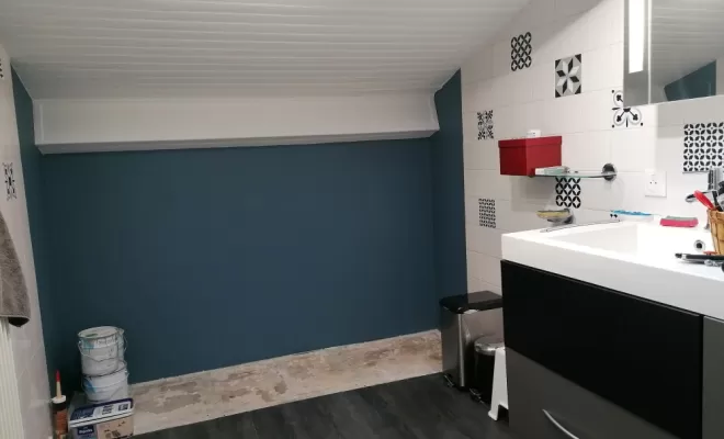 Rénovation salle de bain à Labarthe sur Lèze, Chik Peinture & Inside