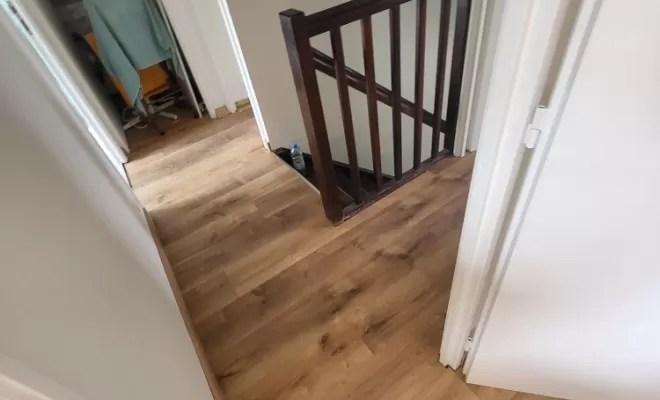 Pose parquet à Pins-Justaret