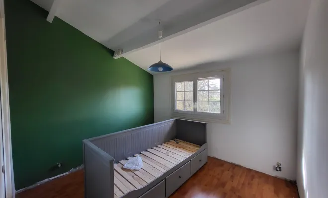 Rénovation peintures murs et plafonds 2 chambres et WC à Venerque 