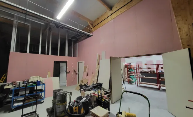 Peinture pour une entreprise d'espace vert