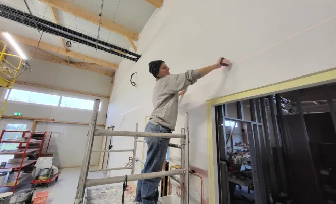 Peinture pour une entreprise d'espace vert