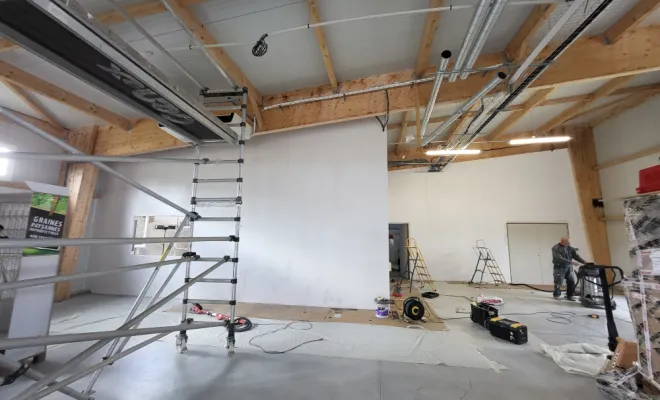 Peinture pour une entreprise d'espace vert