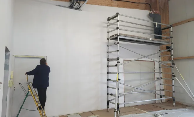 Peinture pour une entreprise d'espace vert