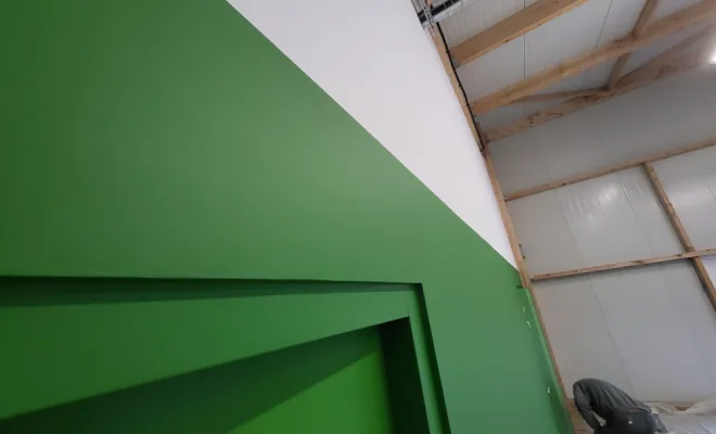 Peinture pour une entreprise d'espace vert