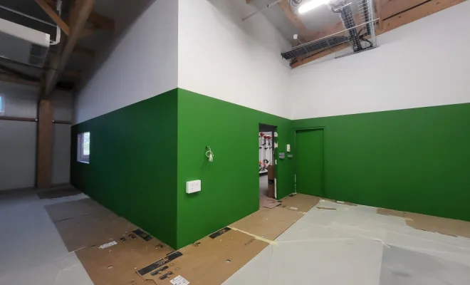 Peinture pour une entreprise d'espace vert