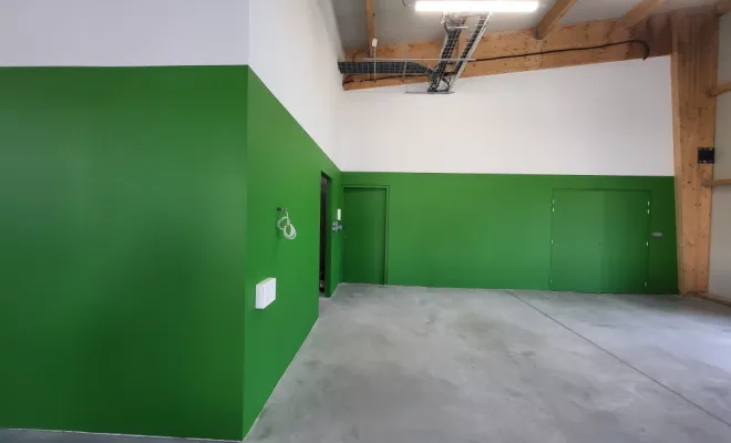 Peinture pour une entreprise d'espace vert