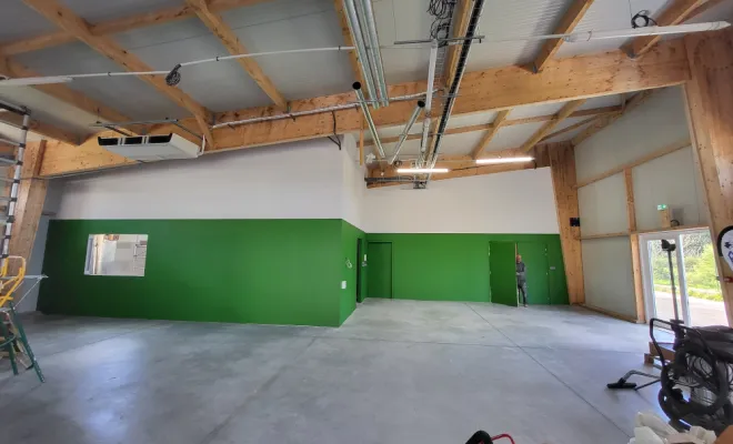 Peinture pour une entreprise d'espace vert